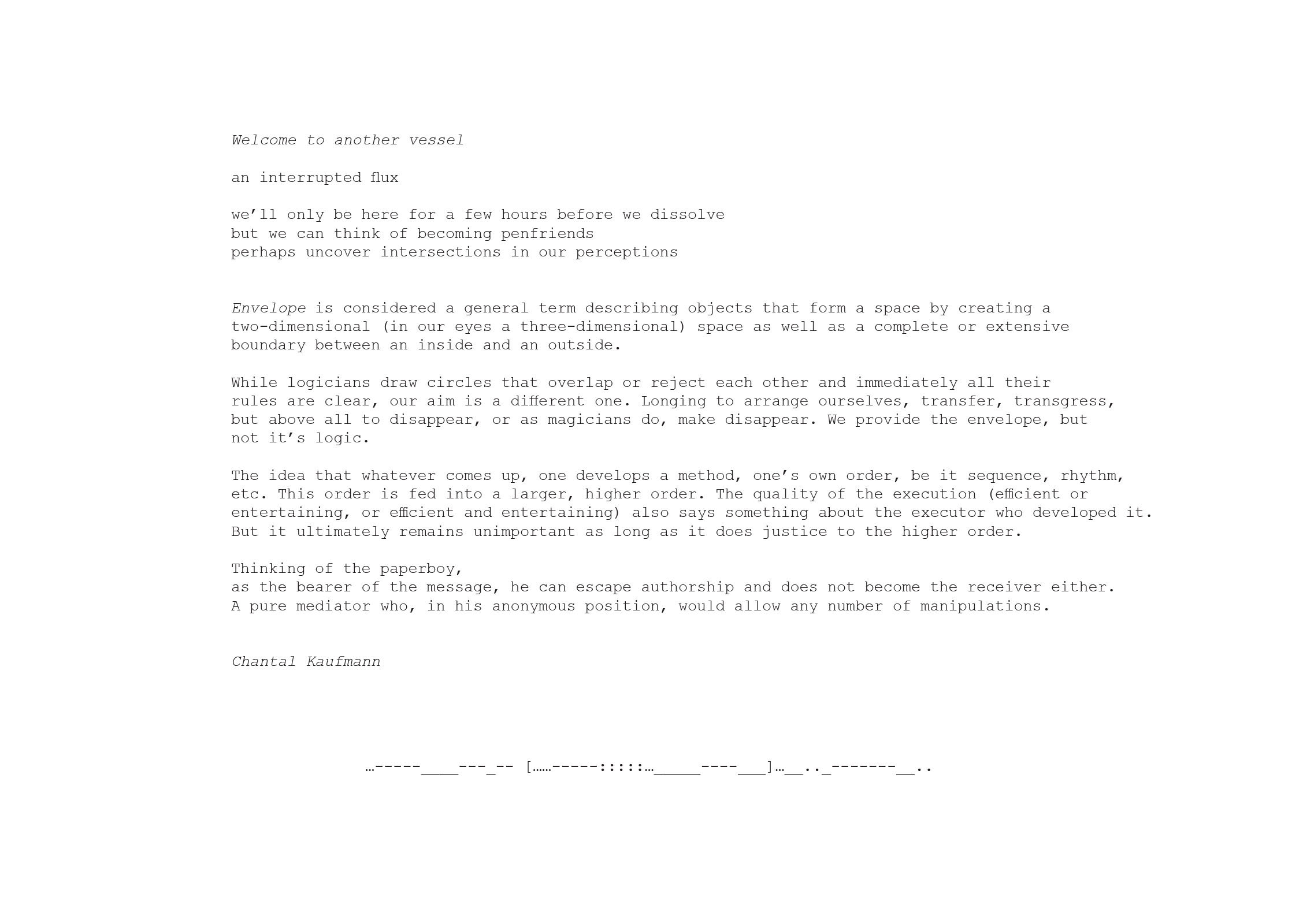Schleuse – Demian Kern – 2021